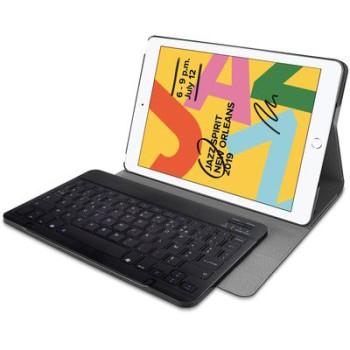 Luxe Keyboard Folio iPad 10.2 AZERTY, Schwarz - JustinCase