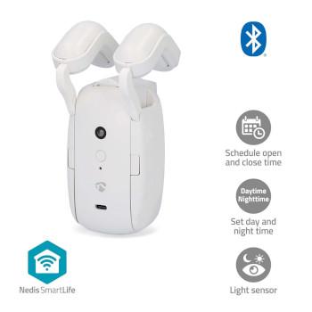 SmartLife Vorhangroboter Stangenführung Horizontale Vorhänge Batterie - Nedis