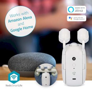 SmartLife Vorhangroboter Stangenführung Horizontale Vorhänge Batterie - Nedis