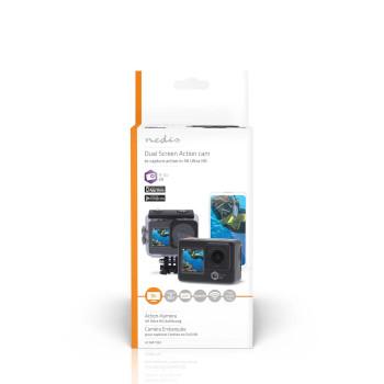 Action Cam Doppelbildschirm 5K@30fps 16 MPixel Wasserdicht bis: - Nedis