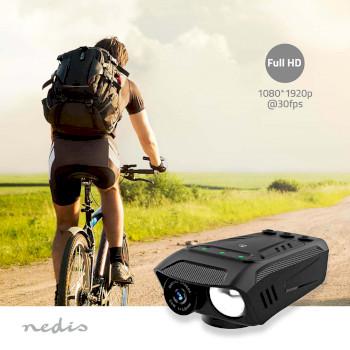Fahrradkamera 1080p@30fps 2 MPixel 600 min 70 600 min Halterungen - Nedis