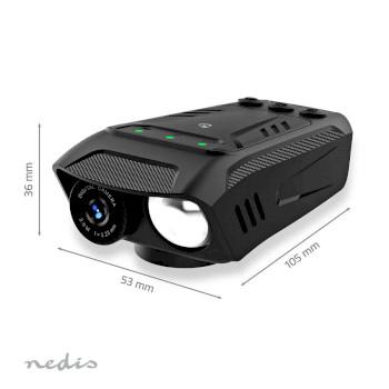 Fahrradkamera 1080p@30fps 2 MPixel 600 min 70 600 min Halterungen - Nedis