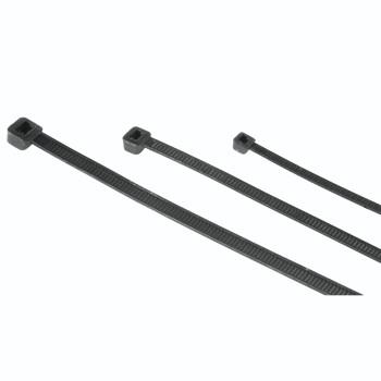 Kabelbinder-Set, 2,5 x 100/150/200 mm, schwarz, 150 Stück - Hama