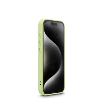 Handyhülle Fantastic Feel für Apple iPhone 15 Pro, grün - Hama