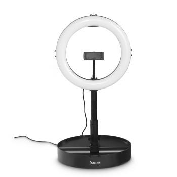 LED-RGB-Ringlicht SpotLight FoldUp RGB 102, Smartphone-Set, klappbar - Hama