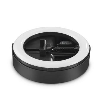 LED-RGB-Ringlicht SpotLight FoldUp RGB 102, Smartphone-Set, klappbar - Hama