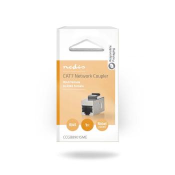 Netzwerkverbindung CAT6a / CAT7 Geschirmt RJ45 Female RJ45 Female - Nedis