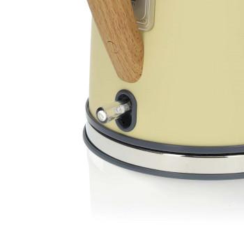 Wasserkocher 1,7 l Soft-Touch Gelb 360 Grad drehbar Verdecktes - Nedis