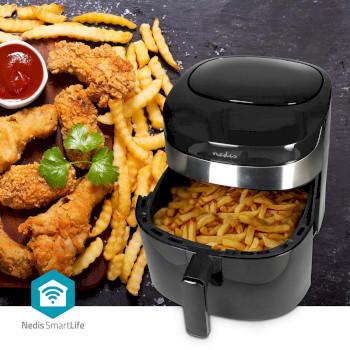SmartLife Heißluftfritteuse Wi-Fi 7,2 l Timer: 240 min - Nedis