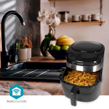SmartLife Heißluftfritteuse Wi-Fi 7,2 l Timer: 240 min - Nedis