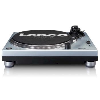 L-3809ME Direktantrieb Plattenspieler mit USB / PC Encoding Metallic blau - Lenco