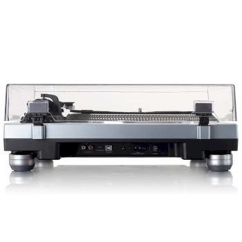 L-3809ME Direktantrieb Plattenspieler mit USB / PC Encoding Metallic blau - Lenco