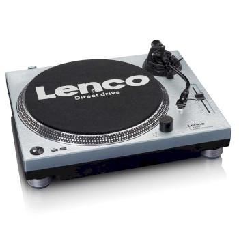 L-3809ME Direktantrieb Plattenspieler mit USB / PC Encoding Metallic blau - Lenco