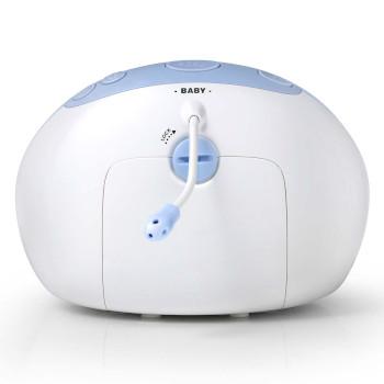 DBX-88 ECO Full Eco DECT Babyphone mit Display weiß/blau - Alecto