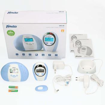 DBX-88 ECO Full Eco DECT Babyphone mit Display weiß/blau - Alecto