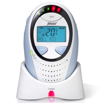DBX-88 ECO Full Eco DECT Babyphone mit Display weiß/blau - Alecto