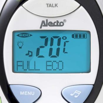 DBX-88 ECO Full Eco DECT Babyphone mit Display weiß/blau - Alecto