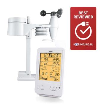 WS-4800 Professionelle Wetterstation mit drahtlosem Sensor weiß - Alecto