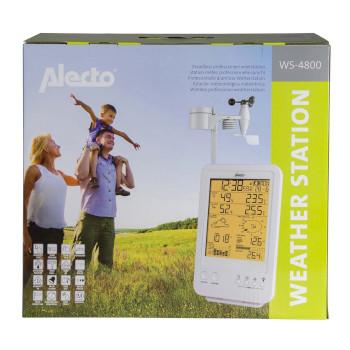 WS-4800 Professionelle Wetterstation mit drahtlosem Sensor weiß - Alecto