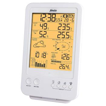 WS-4800 Professionelle Wetterstation mit drahtlosem Sensor weiß - Alecto
