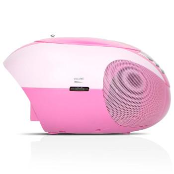 SCD-37 USB Pink Tragbares FM-Radio, CD- und USB-Player Pink - Lenco