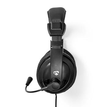 PC-Headset Over-Ear Stereo 1x 3,5 mm / 2x 3,5 mm Klappbar - Nedis