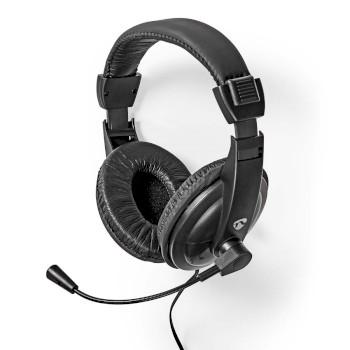 PC-Headset Over-Ear Stereo 1x 3,5 mm / 2x 3,5 mm Klappbar - Nedis