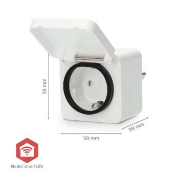 SmartLife Smart Stecker Zigbee 3.0 IP44 Energiezähler 3680 W - Nedis