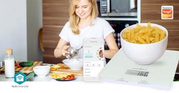 SmartLife-Küchenwaage Bluetooth® Glas / Kunststoff Weiß - Nedis