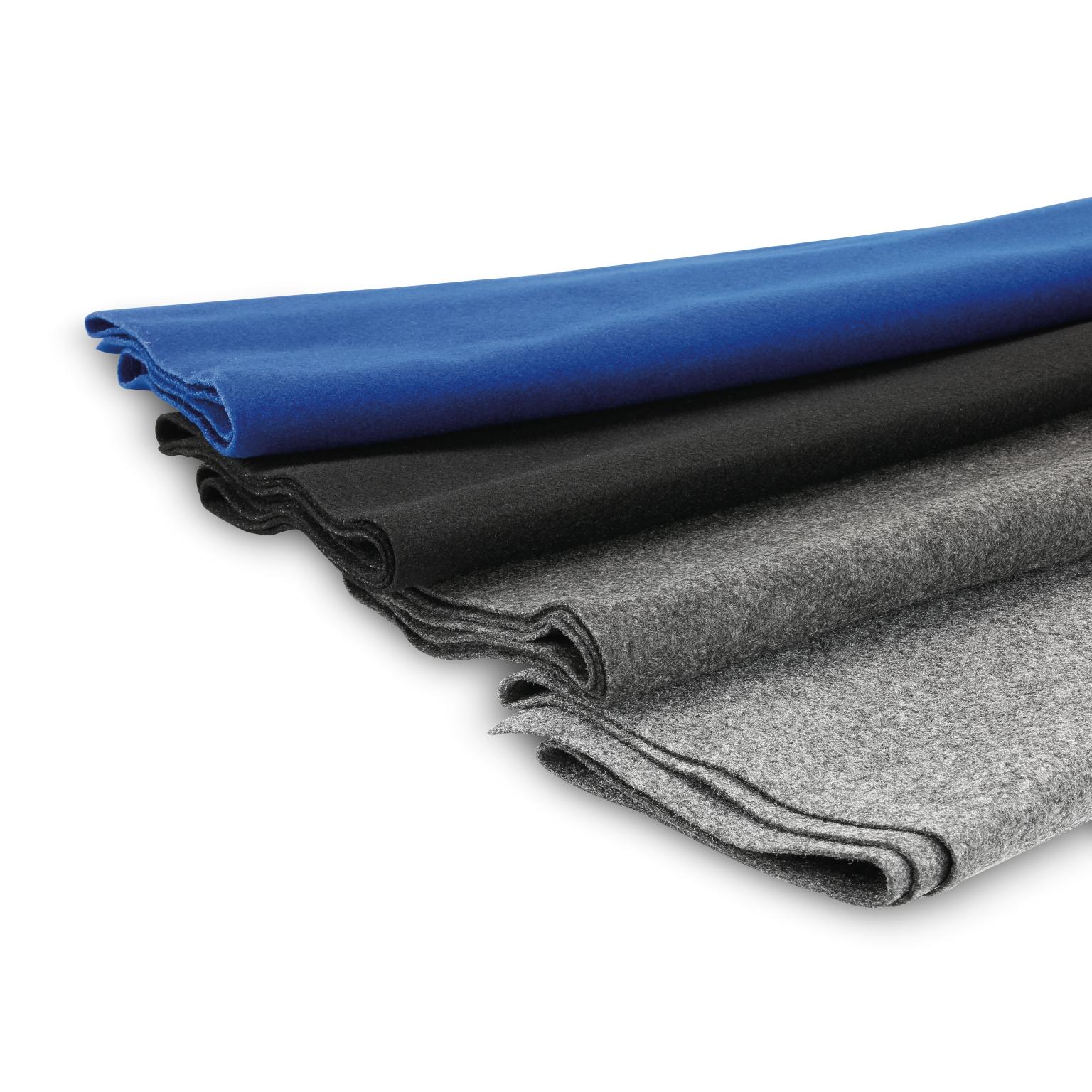 Kenford PA-Bespannstoff Filz Grau 150 x 75 cm