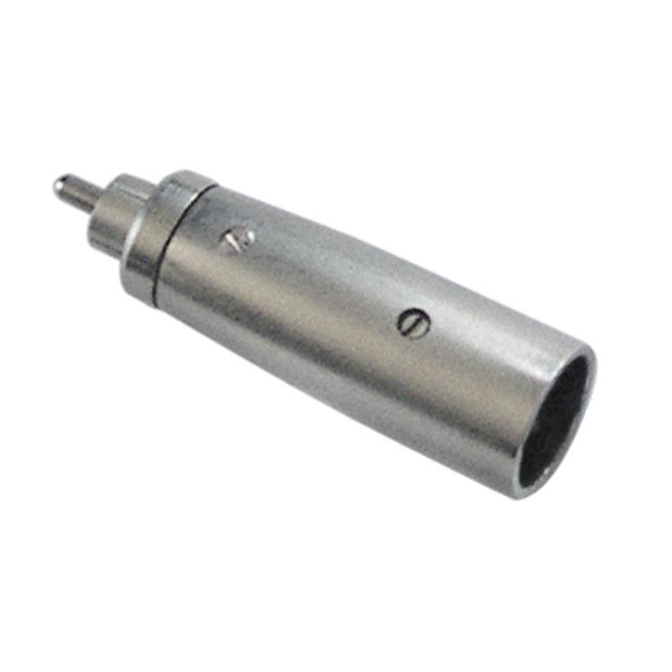 Adapter XLR-Stecker auf Cinch-Stecker BLANKO