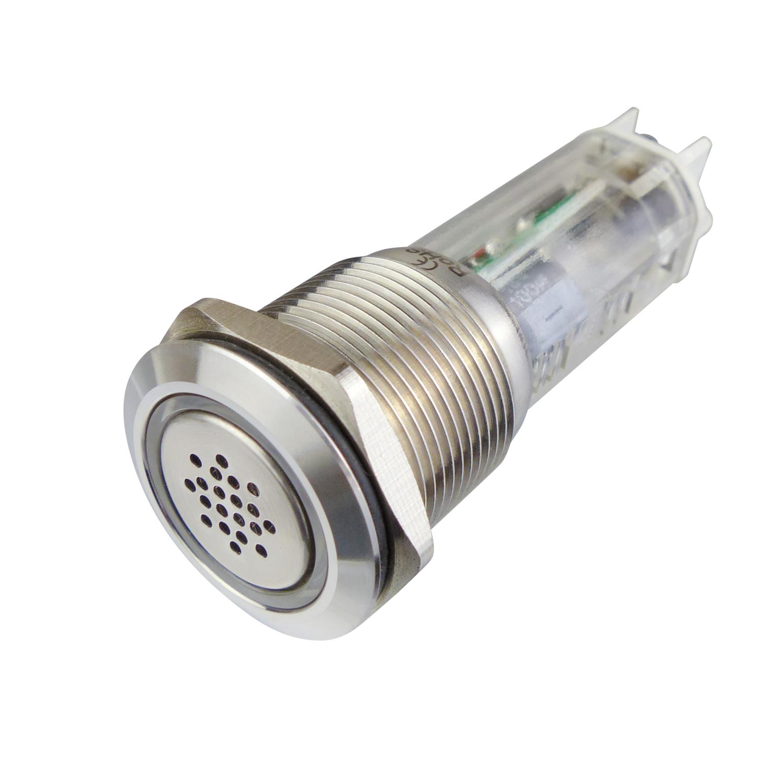Metallsummer 19 mm mit LED BLANKO