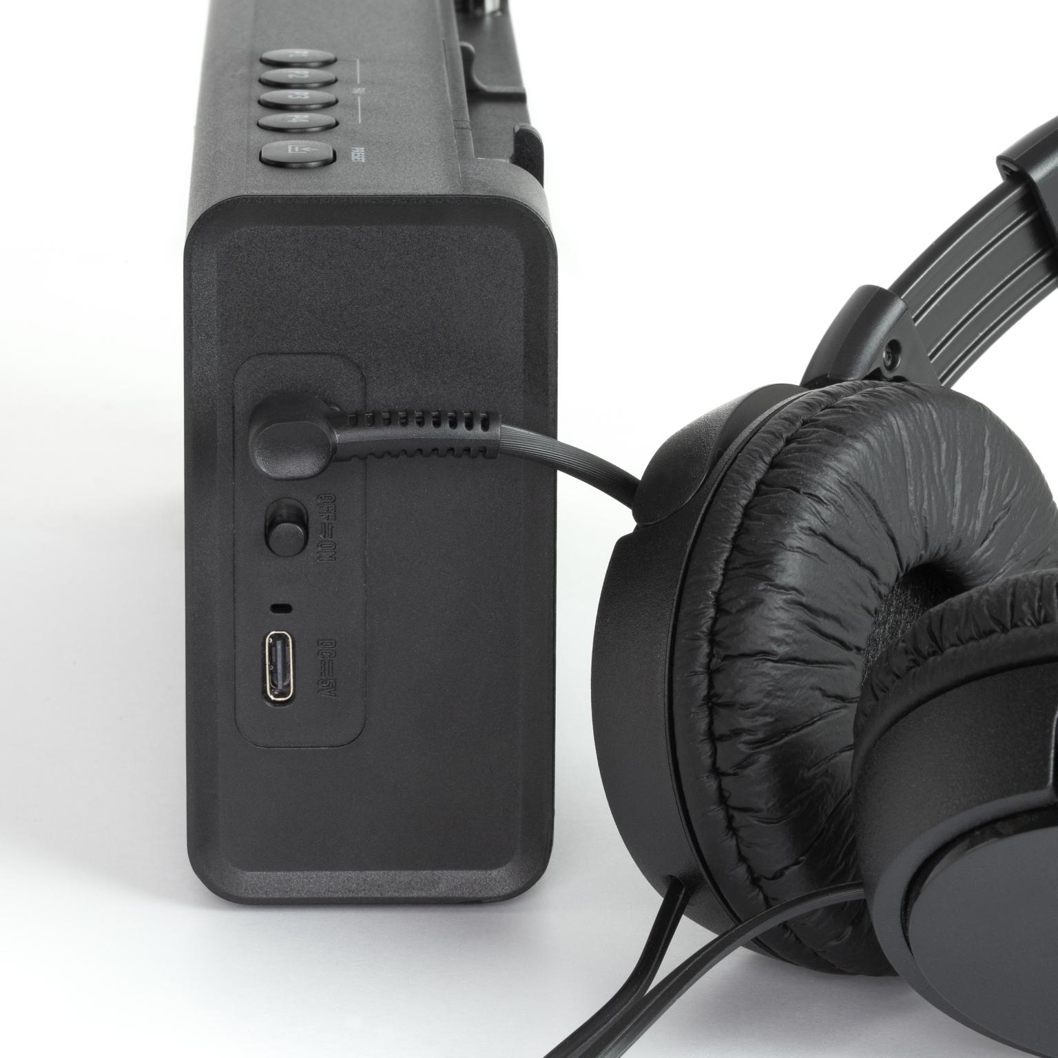 Dynavox DAB+ Radio DBT200 mit BT und Weckfunktion