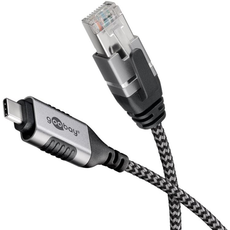 USB-zu-RJ45-Ethernet-Slimkabel - Goobay