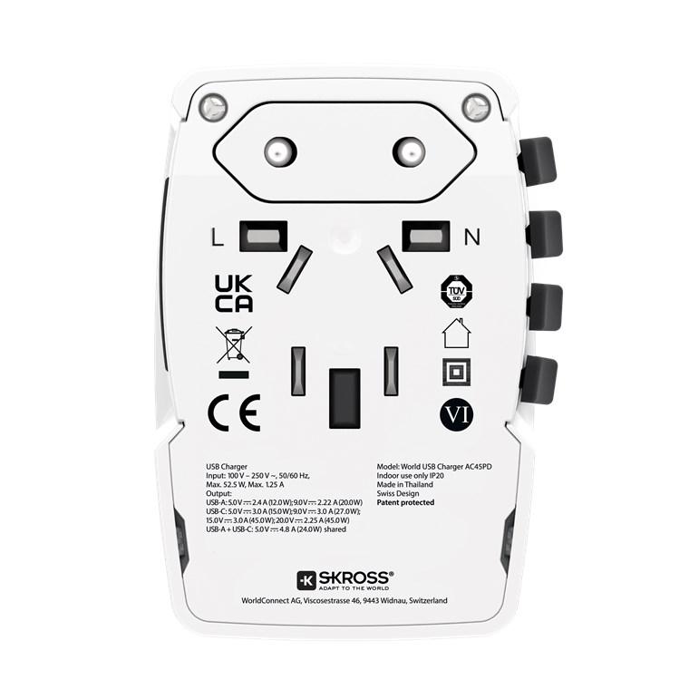 Weltweit USB-Ladegerät - Skross
