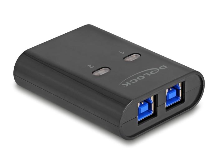Delock USB 5 Gbps Switch für 2 PCs an 1 Gerät