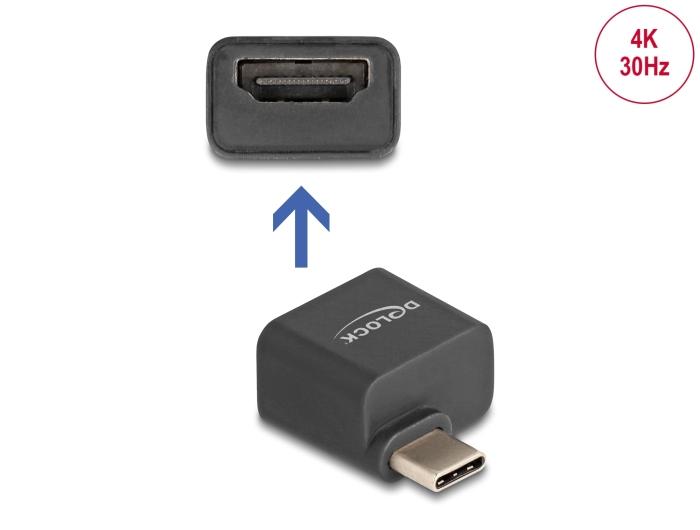 Delock Mini Adapter USB Type-C™ Stecker auf HDMI Buchse (DP Alt Mode) 4K