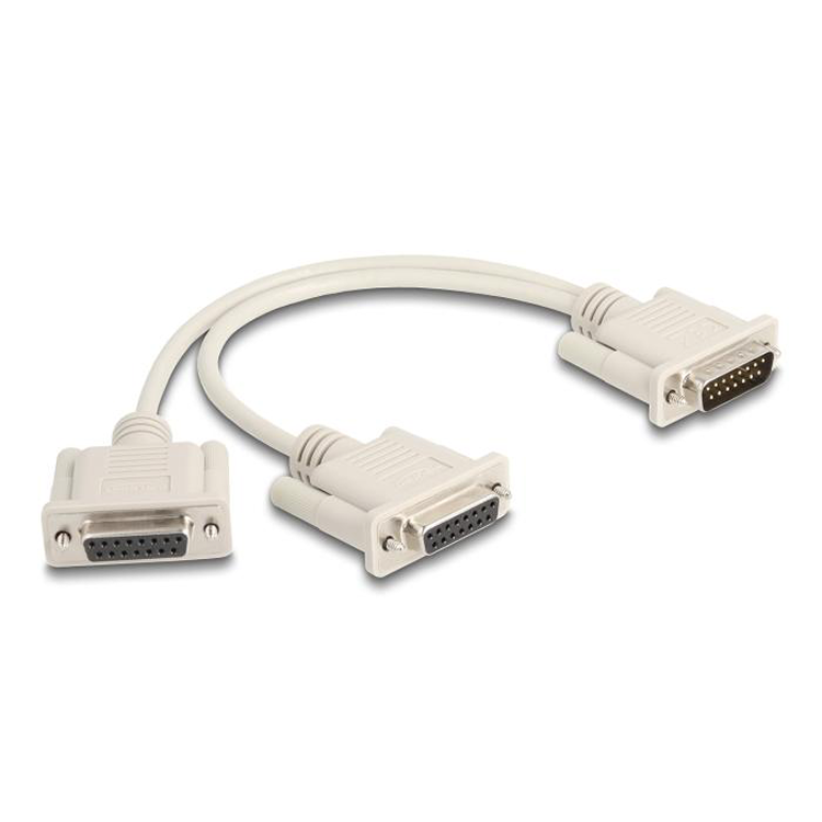 Seriële D-sub Y-kabel 15p - Delock