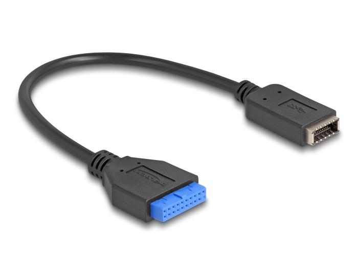 Delock USB 5 Gbps Kabel Stiftbuchse zu interner USB Typ-E Key A Buchse 25