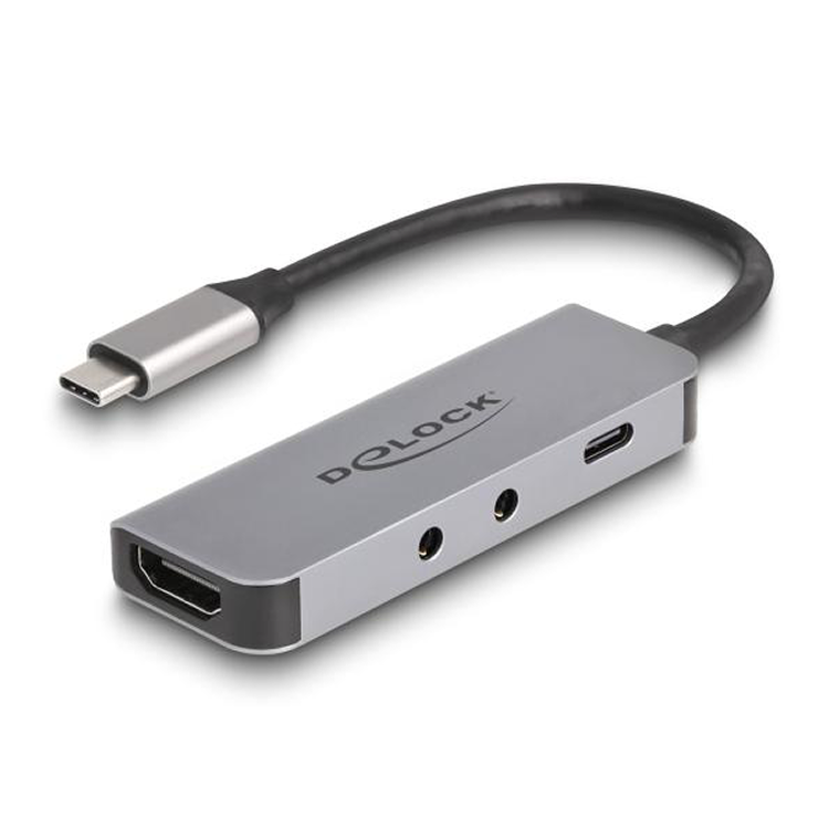 4K USB C Multiport-Adapter mit HDMI, Audio und Power Delivery