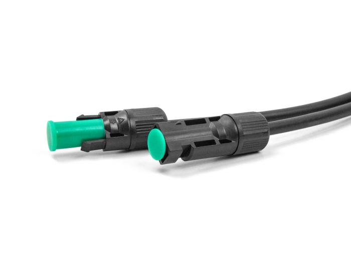 Delock DL4 Staubschutz für Stecker und Buchse, Silikon, zweiteilig, grün 1
