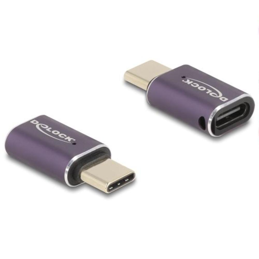 Delock USB Adapter 40 Gbps USB Type-C™ PD 3.1 240 W Stecker zu Buchse Po