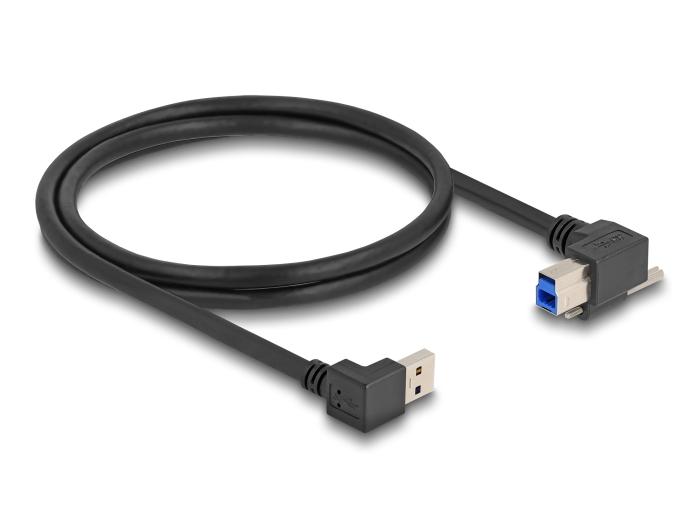 Delock USB 5 Gbps Kabel USB Typ-A Stecker 90 nach unten abgewinkelt zu USB