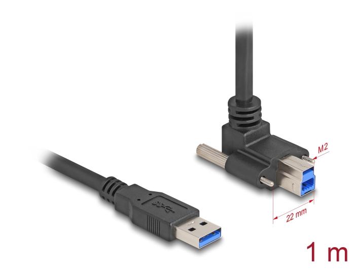 Delock USB 5 Gbps Kabel USB Typ-A Stecker gerade auf USB Typ-B Stecker mit