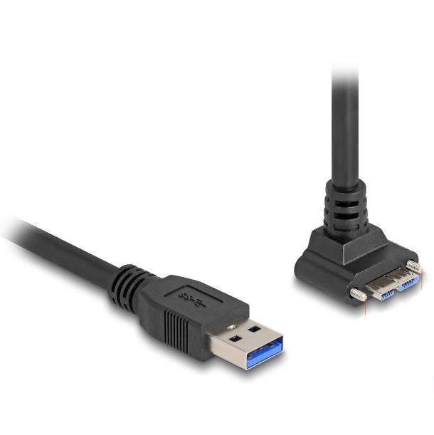 Delock USB 5 Gbps Kabel USB Typ-A Stecker gerade zu USB Micro-B Stecker mit