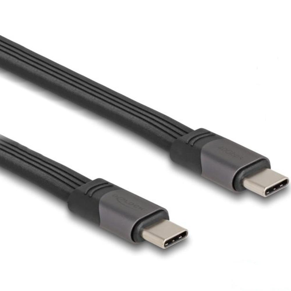 Delock USB 40 Gbps FPC Flachbandkabel USB Type-C™ zu USB Type-C™ 15 cm
