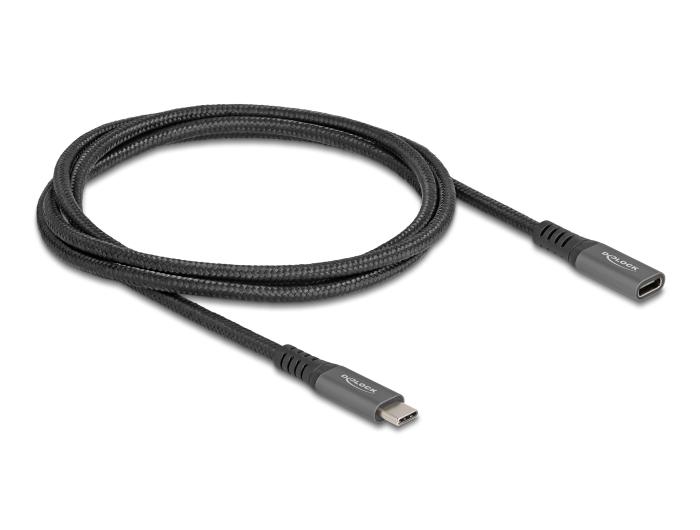 Delock USB 10 Gbps Verlängerungskabel USB Type-C™ Stecker auf Buchse PD