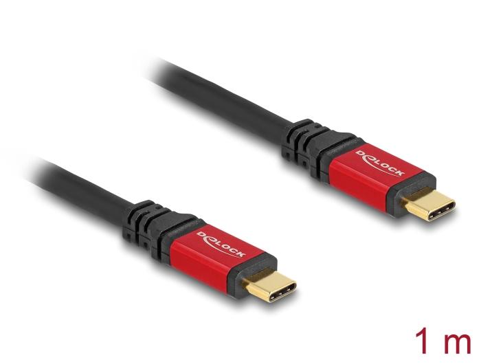 Delock USB 2.0 Kabel USB Type-C™ Stecker zu Stecker PD 3.0 100 W E-Marke