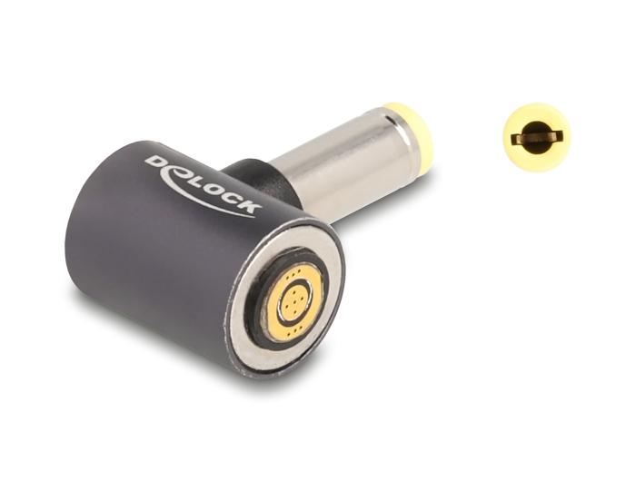 Delock Adapter für Notebook-Ladekabel, 5,5 x 2,5 mm Stecker auf magnetisch