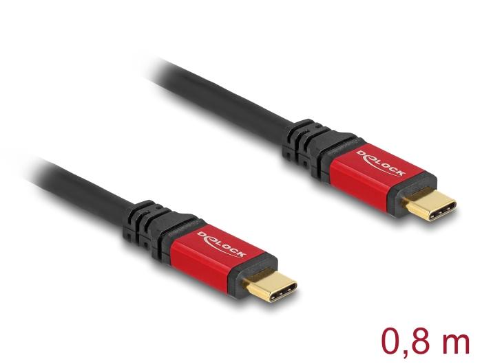 Delock USB 20 Gbps Kabel USB Type-C™ Stecker zu Stecker PD 3.0 100 W E-M